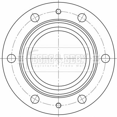 Borg & Beck BBD32633 - Bremžu diski www.autospares.lv