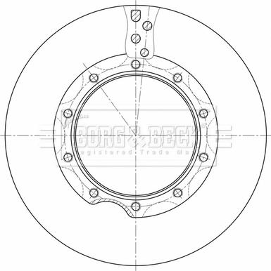 Borg & Beck BBD32632 - Bremžu diski www.autospares.lv