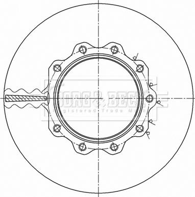 Borg & Beck BBD32637 - Bremžu diski www.autospares.lv