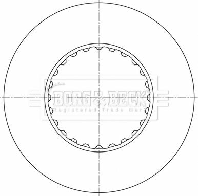 Borg & Beck BBD32628 - Bremžu diski www.autospares.lv