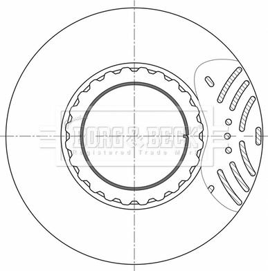 Borg & Beck BBD32622 - Bremžu diski www.autospares.lv