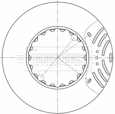 Borg & Beck BBD32674 - Bremžu diski www.autospares.lv