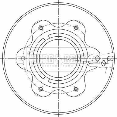 Borg & Beck BBD32859 - Bremžu diski www.autospares.lv