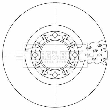 Borg & Beck BBD32813 - Brake Disc www.autospares.lv