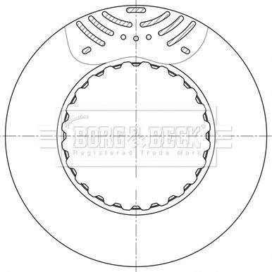 Borg & Beck BBD32888 - Bremžu diski www.autospares.lv