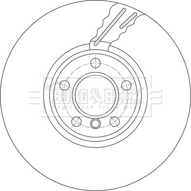 Borg & Beck BBD7004S - Bremžu diski www.autospares.lv