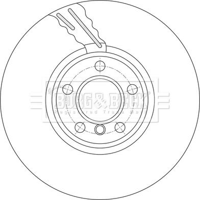 Borg & Beck BBD7003S - Bremžu diski www.autospares.lv