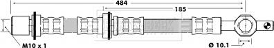 Borg & Beck BBH6452 - Bremžu šļūtene www.autospares.lv