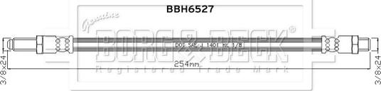 Borg & Beck BBH6527 - Bremžu šļūtene www.autospares.lv