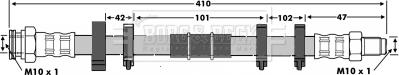 Borg & Beck BBH6118 - Bremžu šļūtene www.autospares.lv