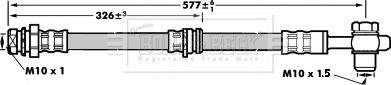 Borg & Beck BBH6898 - Bremžu šļūtene www.autospares.lv