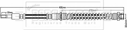 Borg & Beck BBH6814 - Bremžu šļūtene www.autospares.lv