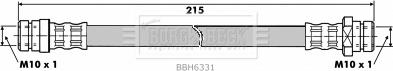 Borg & Beck BBH6331 - Bremžu šļūtene www.autospares.lv