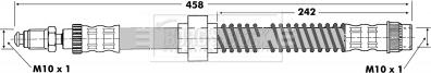 Borg & Beck BBH6270 - Bremžu šļūtene www.autospares.lv