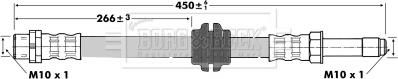 Borg & Beck BBH6762 - Bremžu šļūtene www.autospares.lv