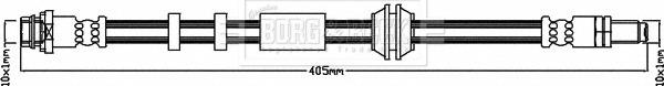 Borg & Beck BBH8411 - Bremžu šļūtene www.autospares.lv