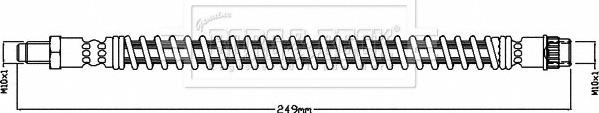 Borg & Beck BBH8480 - Bremžu šļūtene www.autospares.lv