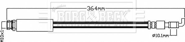 Borg & Beck BBH8474 - Bremžu šļūtene www.autospares.lv