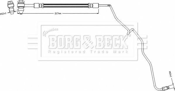 Borg & Beck BBH8503 - Bremžu šļūtene www.autospares.lv