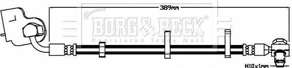 Borg & Beck BBH8519 - Bremžu šļūtene www.autospares.lv