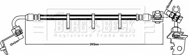 Borg & Beck BBH8640 - Bremžu šļūtene www.autospares.lv