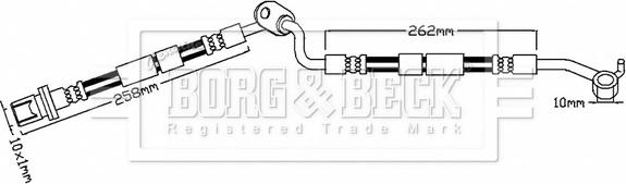 Borg & Beck BBH7484 - Bremžu šļūtene www.autospares.lv