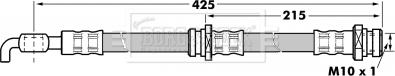 Borg & Beck BBH7099 - Bremžu šļūtene www.autospares.lv