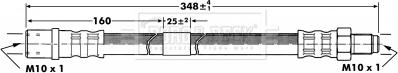 Borg & Beck BBH7089 - Bremžu šļūtene www.autospares.lv