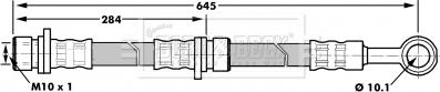 Borg & Beck BBH7180 - Bremžu šļūtene www.autospares.lv