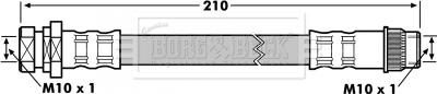 Borg & Beck BBH7173 - Bremžu šļūtene www.autospares.lv