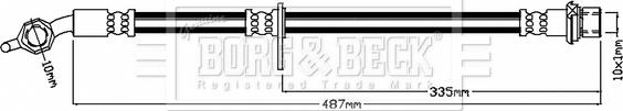 Borg & Beck BBH7269 - Bremžu šļūtene www.autospares.lv