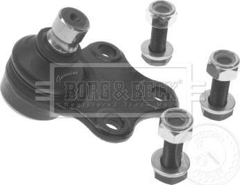 Borg & Beck BBJ5384 - Шаровая опора, несущий / направляющий шарнир www.autospares.lv