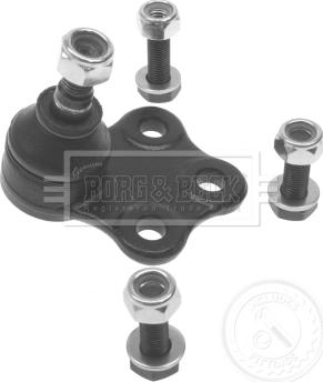 Borg & Beck BBJ5249 - Balst / Virzošais šarnīrs autospares.lv