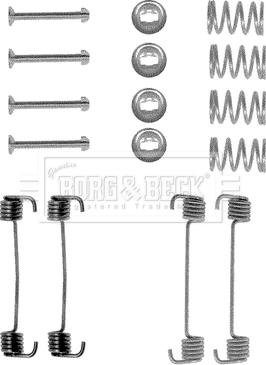 Borg & Beck BBK6006 - Piederumu komplekts, Stāvbremzes mehānisma bremžu loks autospares.lv