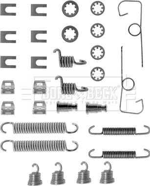 Borg & Beck BBK6088 - Piederumu komplekts, Bremžu loki www.autospares.lv