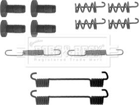 Borg & Beck BBK6150 - Piederumu komplekts, Stāvbremzes mehānisma bremžu loks www.autospares.lv