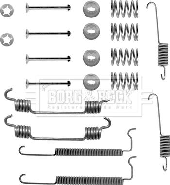 Borg & Beck BBK6112 - Piederumu komplekts, Bremžu loki www.autospares.lv