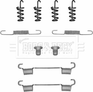 Borg & Beck BBK6352 - Piederumu komplekts, Stāvbremzes mehānisma bremžu loks www.autospares.lv