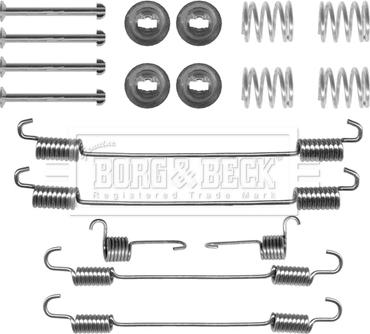 Borg & Beck BBK6247 - Piederumu komplekts, Bremžu loki www.autospares.lv