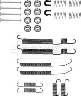 Borg & Beck BBK6250 - Piederumu komplekts, Bremžu loki www.autospares.lv