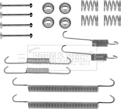 Borg & Beck BBK6200 - Piederumu komplekts, Bremžu loki www.autospares.lv