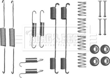 Borg & Beck BBK6239 - Piederumu komplekts, Bremžu loki www.autospares.lv