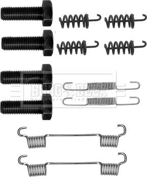 Borg & Beck BBK6235 - Piederumu komplekts, Stāvbremzes mehānisma bremžu loks www.autospares.lv