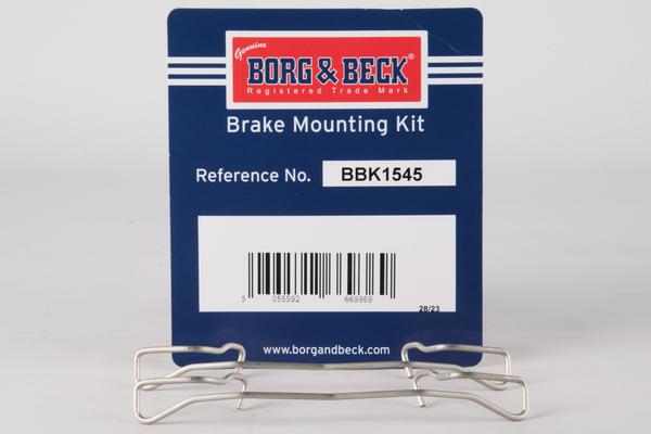 Borg & Beck BBK1545 - Accessory Kit for disc brake Pads www.autospares.lv