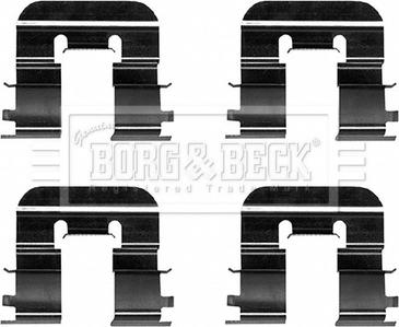 Borg & Beck BBK1626 - Piederumu komplekts, Disku bremžu uzlikas autospares.lv