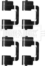 Borg & Beck BBK1250 - Accessory Kit for disc brake Pads www.autospares.lv