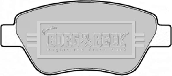 Borg & Beck BBP1997 - Brake Pad Set, disc brake www.autospares.lv