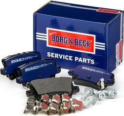 Borg & Beck BBP1947 - Bremžu uzliku kompl., Disku bremzes www.autospares.lv