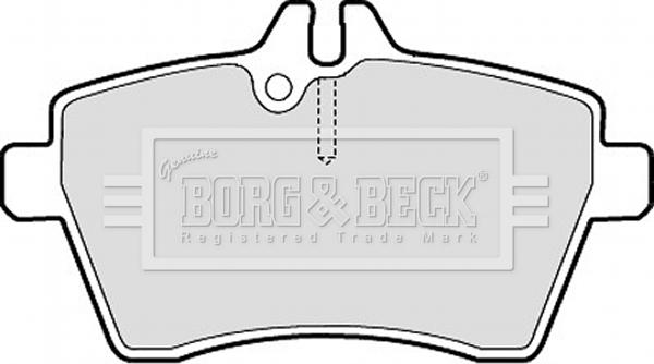 Borg & Beck BBP1950 - Bremžu uzliku kompl., Disku bremzes www.autospares.lv