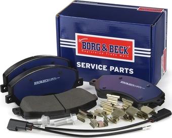 Borg & Beck BBP1964 - Bremžu uzliku kompl., Disku bremzes www.autospares.lv